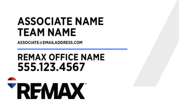 Picture of White Slash - Associate - Team Name - 18" x 30"