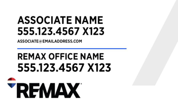 Picture of White Slash - Phone Ext - 18" x 30"