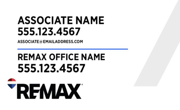 Picture of White Slash - Property Sign - 18" x 30"