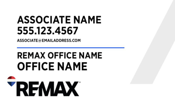 Picture of White Slash - Standard - 18" x 30"