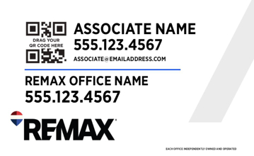 Picture of White Slash - Team Logo - QR Code - 18" x 30"