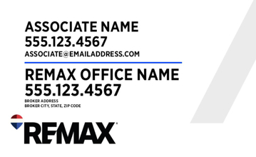 Picture of White Slash - Office Prominent - Address - 18" x 30"