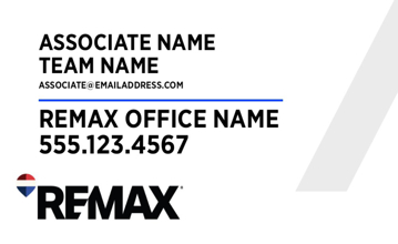 Picture of White Slash - Office Prominent - Associate - Team Name - 18" x 30"