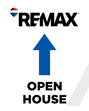 Picture of White Slash - Open House - Directional - Up - 30" x 24"