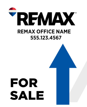 Picture of White Slash - Open House - Directional - Left - 30" x 24"