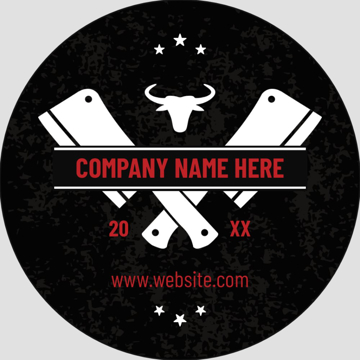 Picture of Food & Beverage Sticker 3 - Circle 2" x 2"