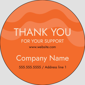 Picture of Food & Beverage Sticker 7 - Circle 2" x 2"