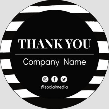 Picture of Beauty Stickers 3 - Circle 3" x 3"