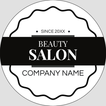 Picture of Beauty Stickers 5 - Circle 3" x 3"