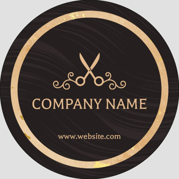 Picture of Beauty Stickers 7 - Circle 3" x 3"