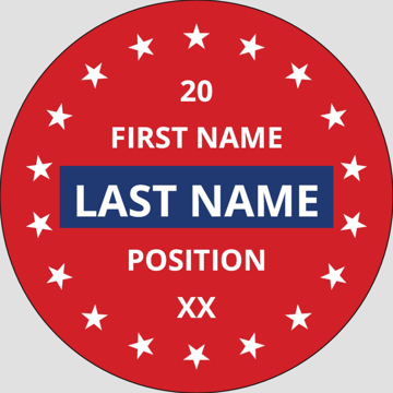 Picture of Political Stickers 4 - Circle 3" x 3"