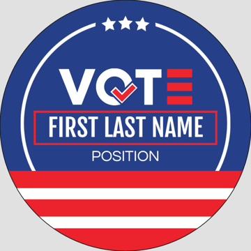 Picture of Political Stickers 8 - Circle 3" x 3"