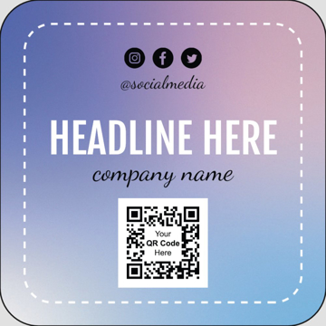 Picture of Beauty Stickers 4 - Rounded Square 2" x 2"