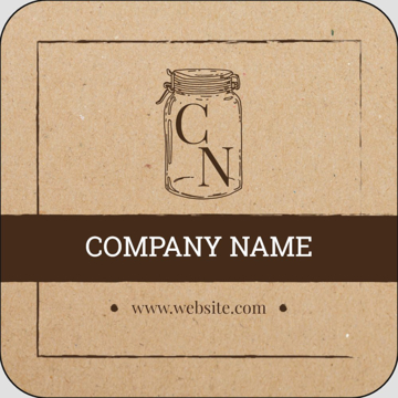 Picture of Food & Beverage Sticker 8 - Rounded Square 2" x 2"