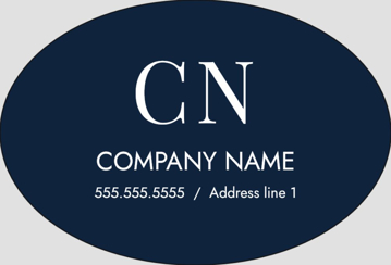 Picture of Beauty Stickers 3 - Oval 2" x 3"