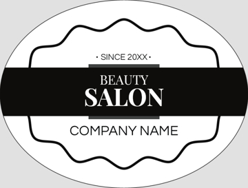 Picture of Beauty Stickers 5 - Oval 3" x 4"