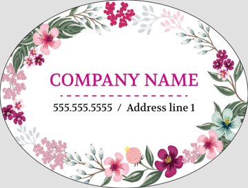 Picture of Retail Sticker 2 - Oval 3" x 4"