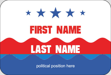 Picture of Political Stickers 1 - Rounded Rectangle 2" x 3"