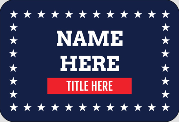 Picture of Political Stickers 7 - Rounded Rectangle 2" x 3"