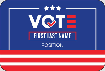 Picture of Political Stickers 8 - Rounded Rectangle 2" x 3"