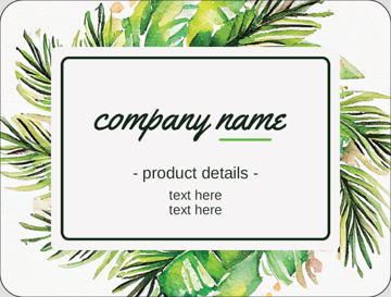 Picture of Beauty Stickers 9 - Rounded Rectangle 3" x 4"