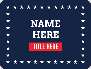 Picture of Political Stickers 7 - Rounded Rectangle 3" x 4"