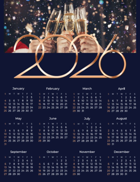 Picture of Magnetic Calendar 1 - Vertical