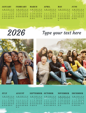 Picture of Magnetic Calendar 6 - Vertical