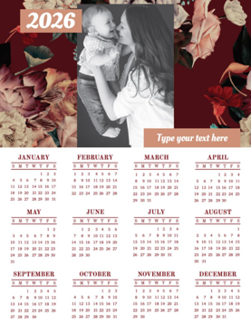 Picture of Magnetic Calendar 8 - Vertical