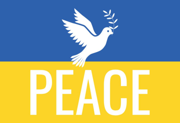 Picture of Ukraine Flag With Dove