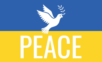 Picture of Ukraine Flag with Dove - 3x5
